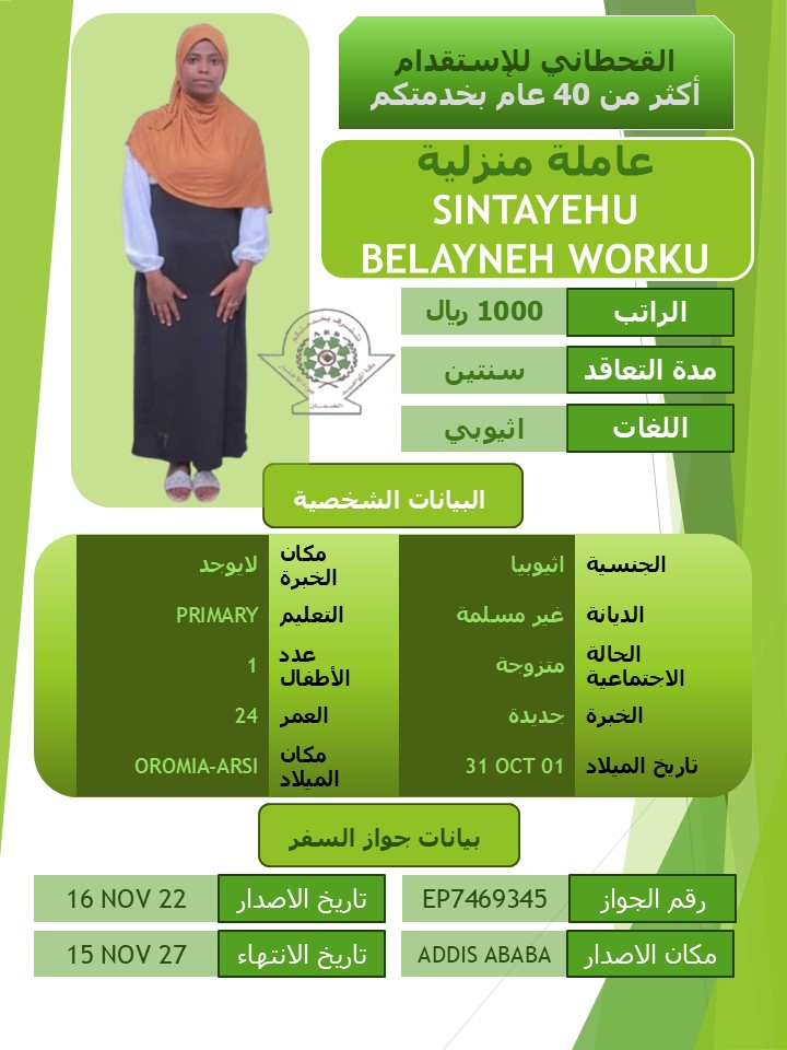 SINTAYEHU BELAYNEH WORKU